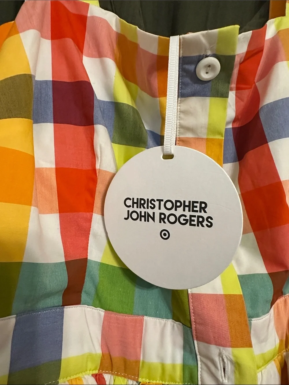 Christopher John Rogers color block dress - Picture 3 of 5